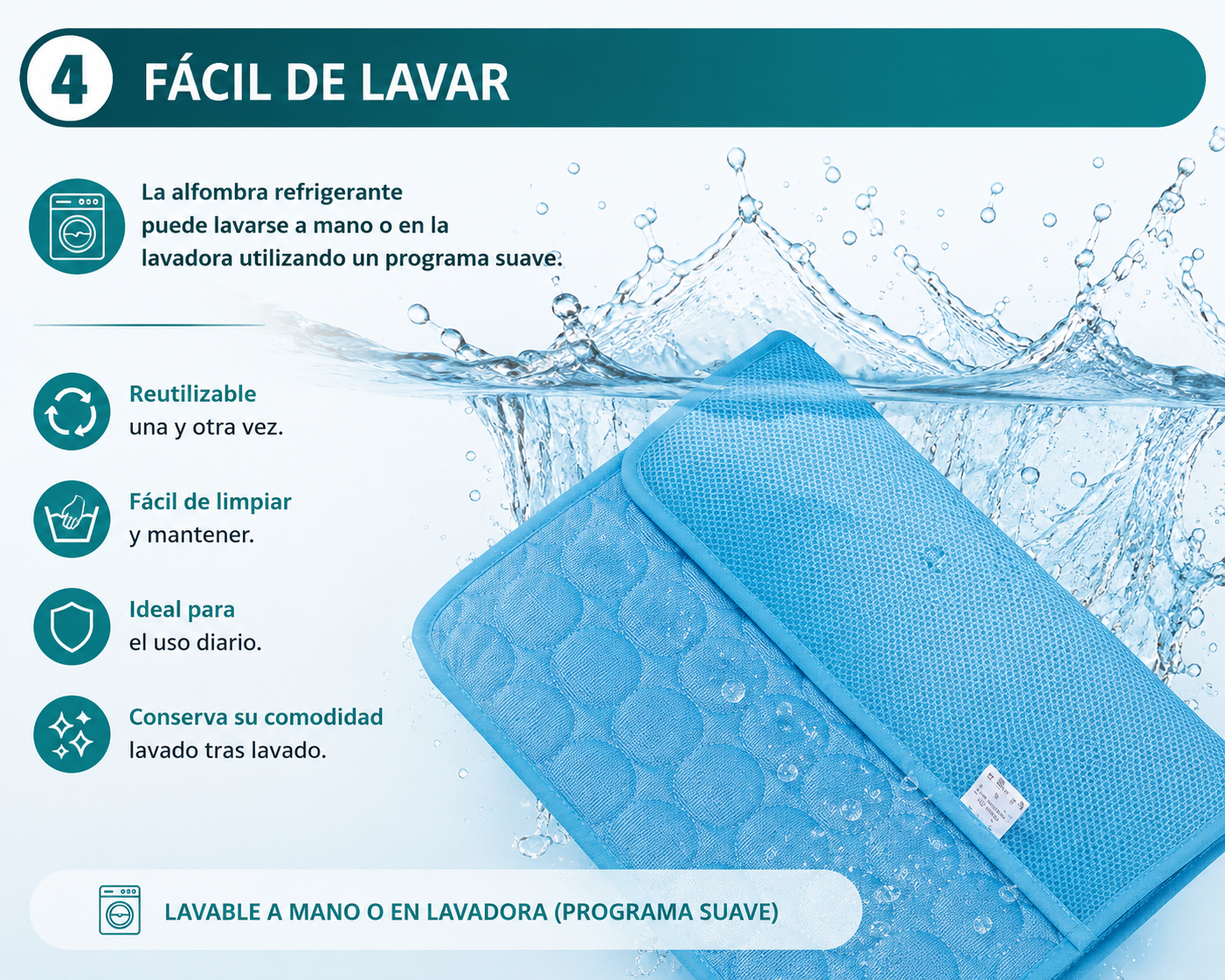 Alfombra Refrigerante para Perros y Gatos | Frescor Instantáneo para el Verano
